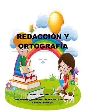 Portafolio Redacción Y Ortografía