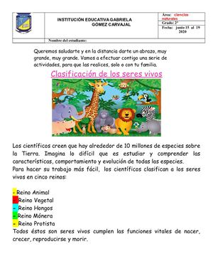 TALLERES DEL 15 Al 19 De JUNIO