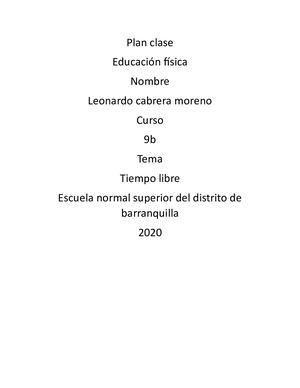 Plan Clase De Informatica