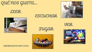 2A  QUÉ LEEMOS, QUÉ VEMOS, QUÉ ESCUCHAMOS, A QUÉ JUGAMOS