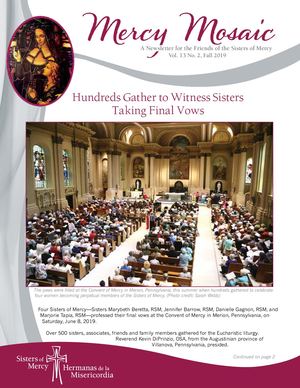 Mercy Mosaic Fall 2019 Newsletter Pennsylvania