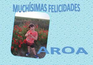 Feliz Cumpleaños Aroa