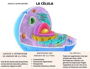 Lectura 1 Primer Periodo Origen de la Vida y Teoría Celular