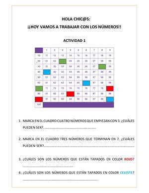 Actividad Con Números