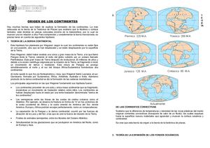 Origen De Los Continentes