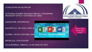 Examen Segundo Parcial Informatica