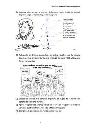 Investiga Sobre Manuel Belgrano