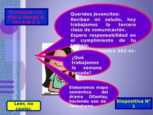 PARAFRASEAMOS TEXTOS