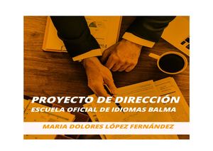 1 Proyecto De Dirección