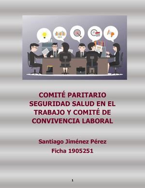 Comité Paritario Seguridad Salud En El Trabajo Y Comité De Convivencia Laboral