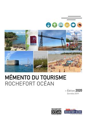 Mémento du Tourisme 2020 à Rochefort Océan