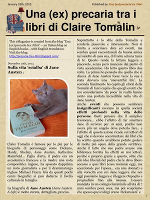 Una (EX) precaria tra i libri di Claire Tomalin