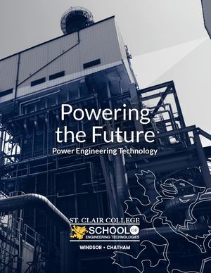 St.Clair College Power Engineering Brochure