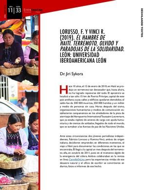 Reseña del libro "El Hambre de Haití" de Fabrizio Lorusso y Romina Vinci (ed. Ibero León)