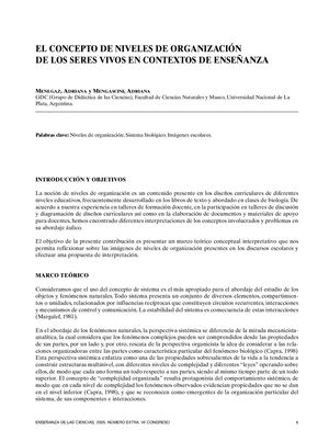 Taller Tejidos Y Organización Seres Vivos