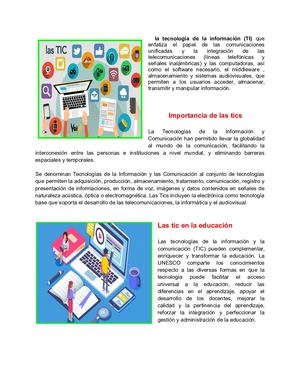 La Tecnología De La Información (Ti) Que Enfatiza El Papel De Las Comunicaciones Unificadas​ Y La Integración De Las Tele Cneas Telefónicas Y Señales Inalámbricas) Y Las Computadoras, Así Como El Software Necesario, El Middleware , Almacen