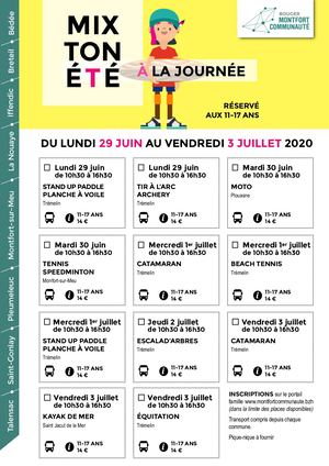 Mix ton été - Juillet 2020