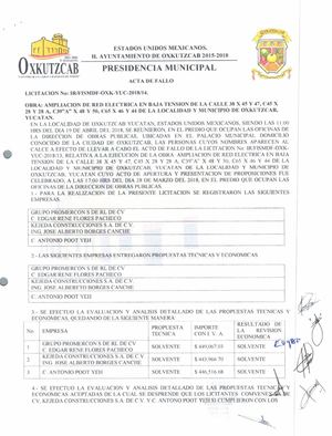 Documento Probatorio Promercon