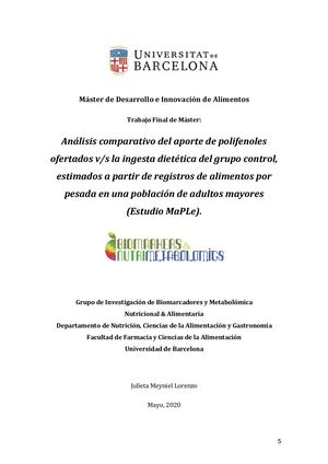 Trabajo Final de Máster
