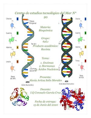 Revista de Enzimas, hormonas y ácidos nucleicos.