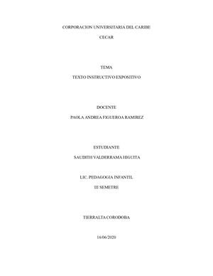 textos expresivos instructivo