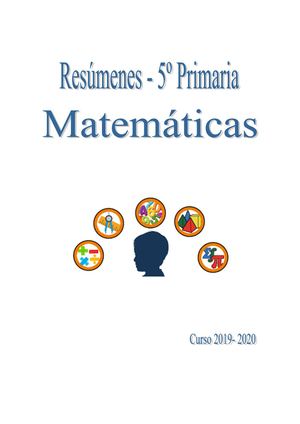 Resúmenes Matemáticas 5º