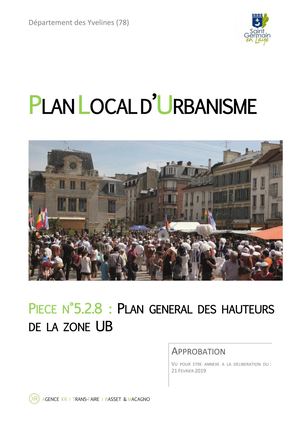 5 2 8. Plan Général Des Hauteurs De La Zone UB [Approbation].