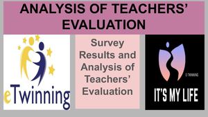 Analysis Of Teachers’ Evaluation-It's My Life