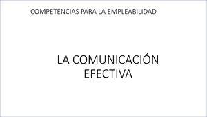 Comunicación Efectiva