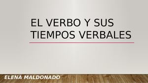 Presentacion Del Verbo