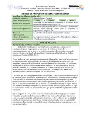 Propuesta Guía Didáctica