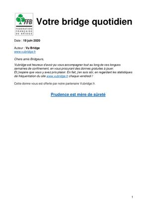 153. Exercices Vubridge 19 06 2020