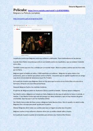Belgrano En El Cine