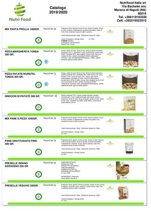 Catalogo Nutrifood 180620