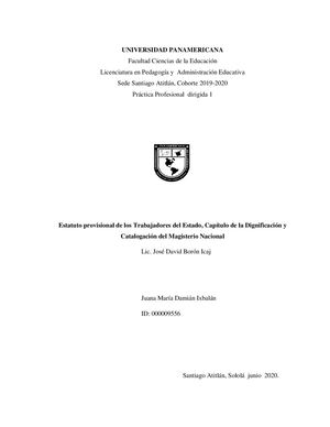 Ley Dignificación Y Catalogación Decreto No 14 85