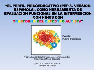 Perfil psicoeducativo 3 (PEP-3)