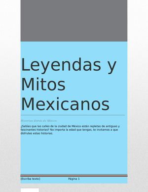 2a Herrera Mariana Leyendas Y Mitos Mexicanos