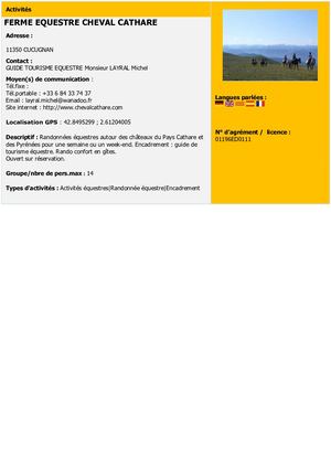 Prestataires D'activite