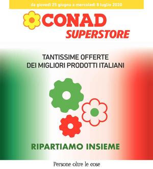 Volantino Conad Superstore Toscana Nord Ovest 25 Giugno 8 Luglio 2020