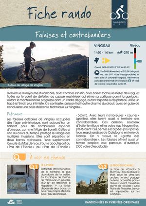 Falaises et Contrebandiers à Vingrau