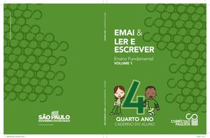 Caderno Do Aluno Volume 1 4º Ano Ef