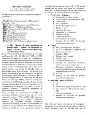 Sistemas Aviónicos