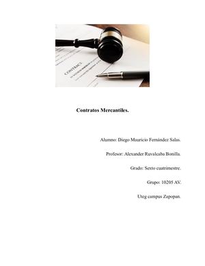 Contratos Mercantiles.
