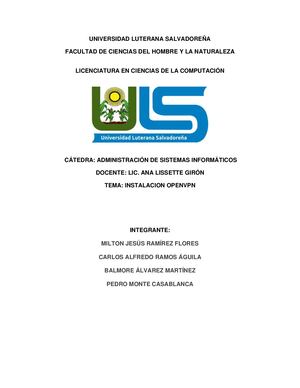 Instrucciones Open Vpn