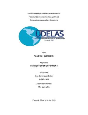 Supresion Y Fijacion