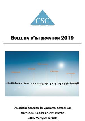 Bulletin CSC 2019