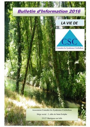 Bulletin CSC 2016