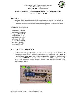 Practica Its Compuertas Logicas