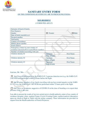 Sanitary Entry Form (Eng)
