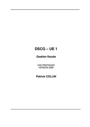 DSCG 20 CAS PRATIQUES DEF